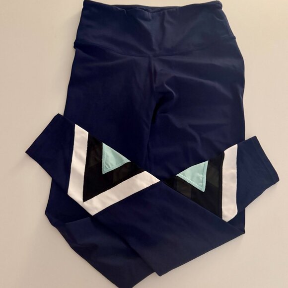 URBAN SAVAGE Color Block Diamond Legging + Bra Set / NWT - Picture 14 of 16